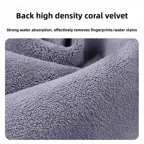 Car Windshield Cleaning Tool with Suede Cloth