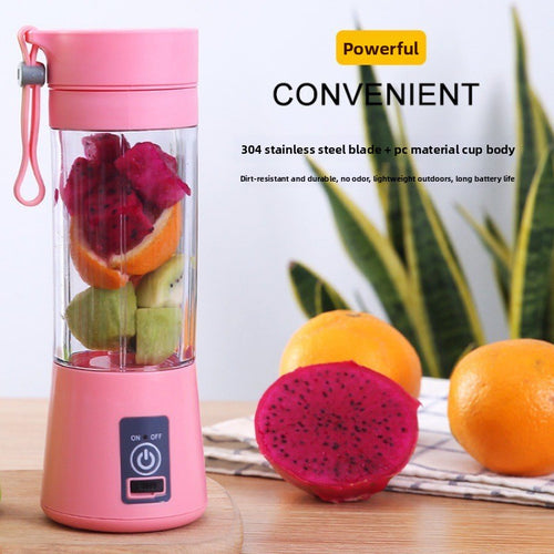 Portable USB Rechargeable Fruit Juicer Blender