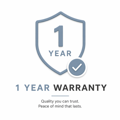 1 Year Warranty