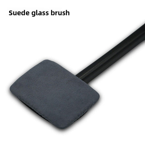 Car Windshield Cleaning Tool with Suede Cloth