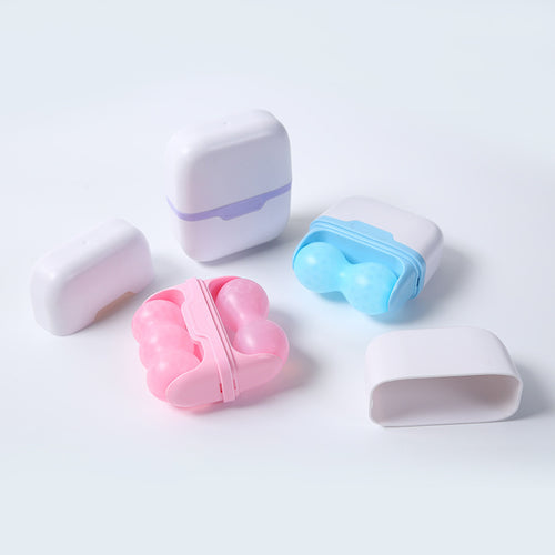 Handheld Double Head Ice Roller Facial Massager