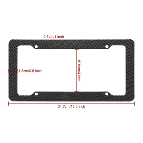 Carbon Fiber ABS License Plate Frame