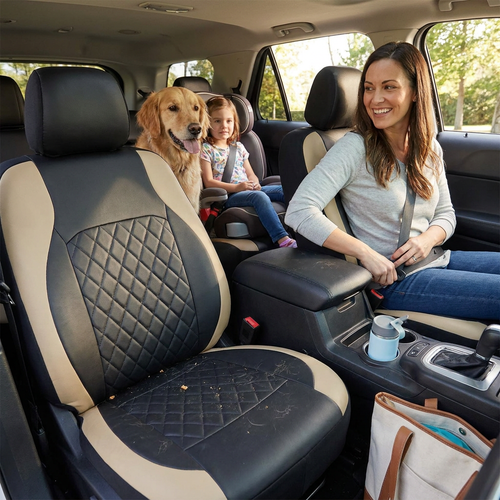 LuxeStitch Car Seat Cover Set
