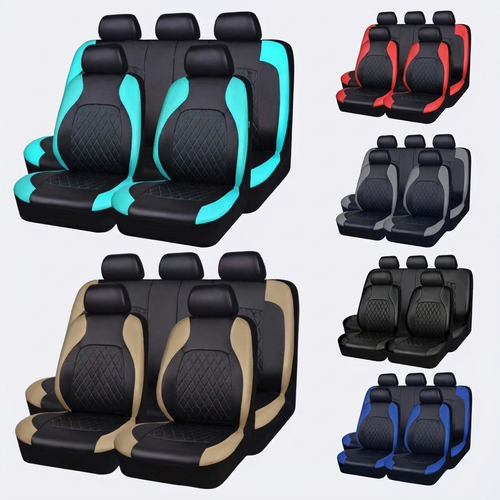 LuxeStitch Car Seat Cover Set
