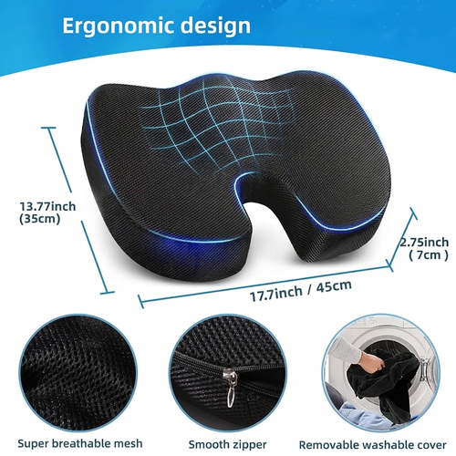 ComfortZone Memory Foam Cushion