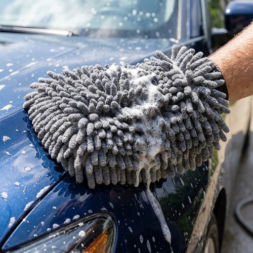 CleanGlove Chenille Wash Mitt